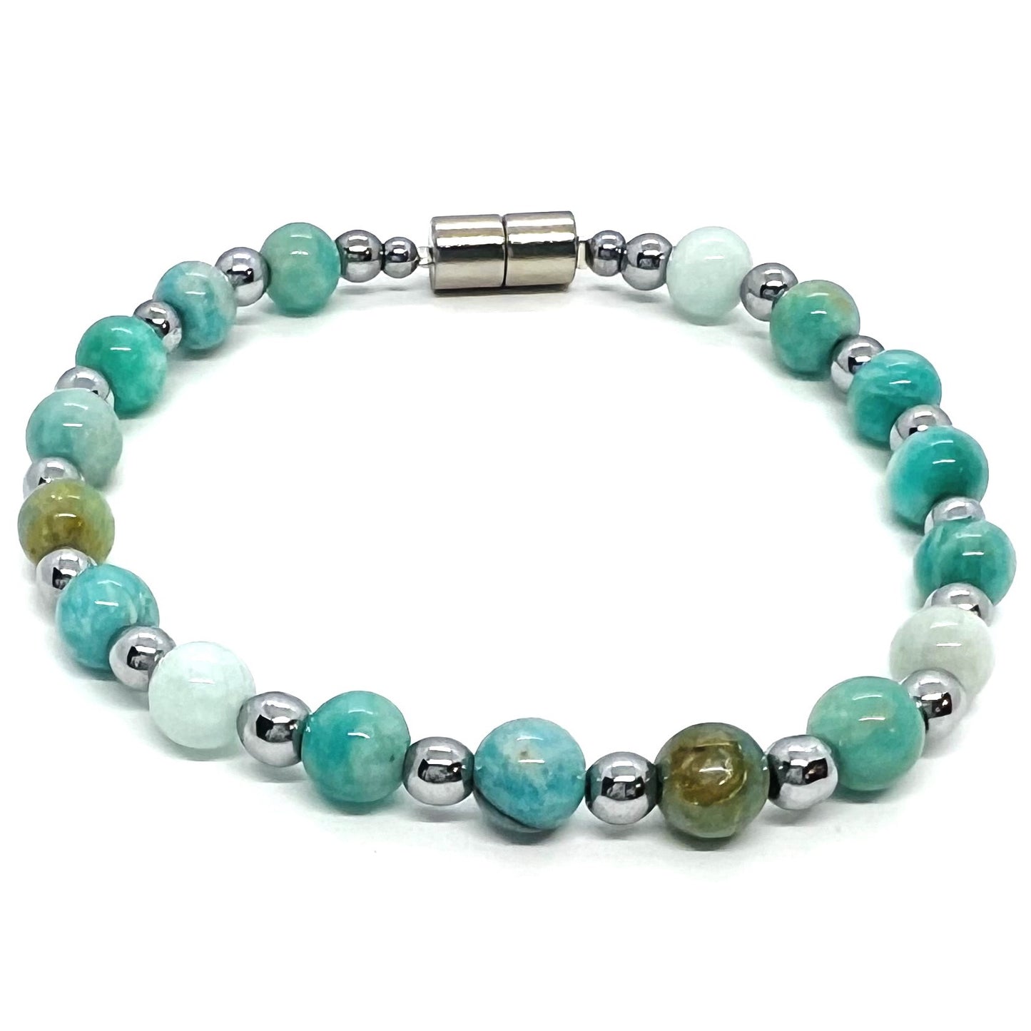 B08 Amazonite and Haematite