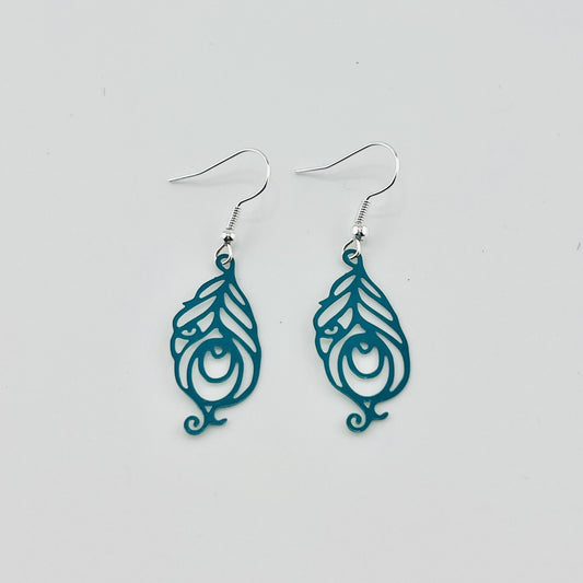E2515 Teal Feathers