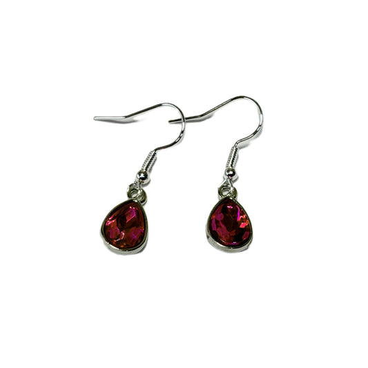 E2625 Red & Pink Sparkle Drop