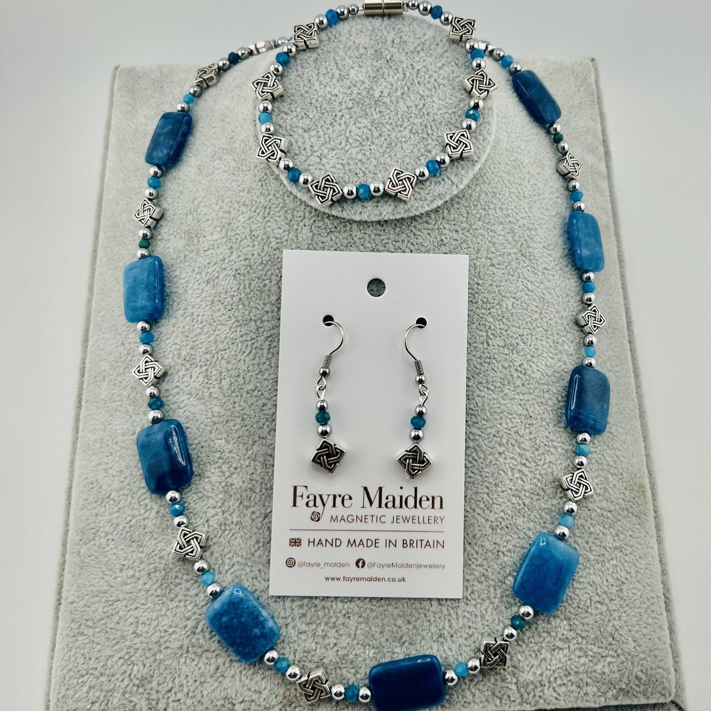 S1302 Blue Malaysian Dyed Jade