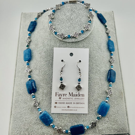 S1302 Blue Malaysian Dyed Jade